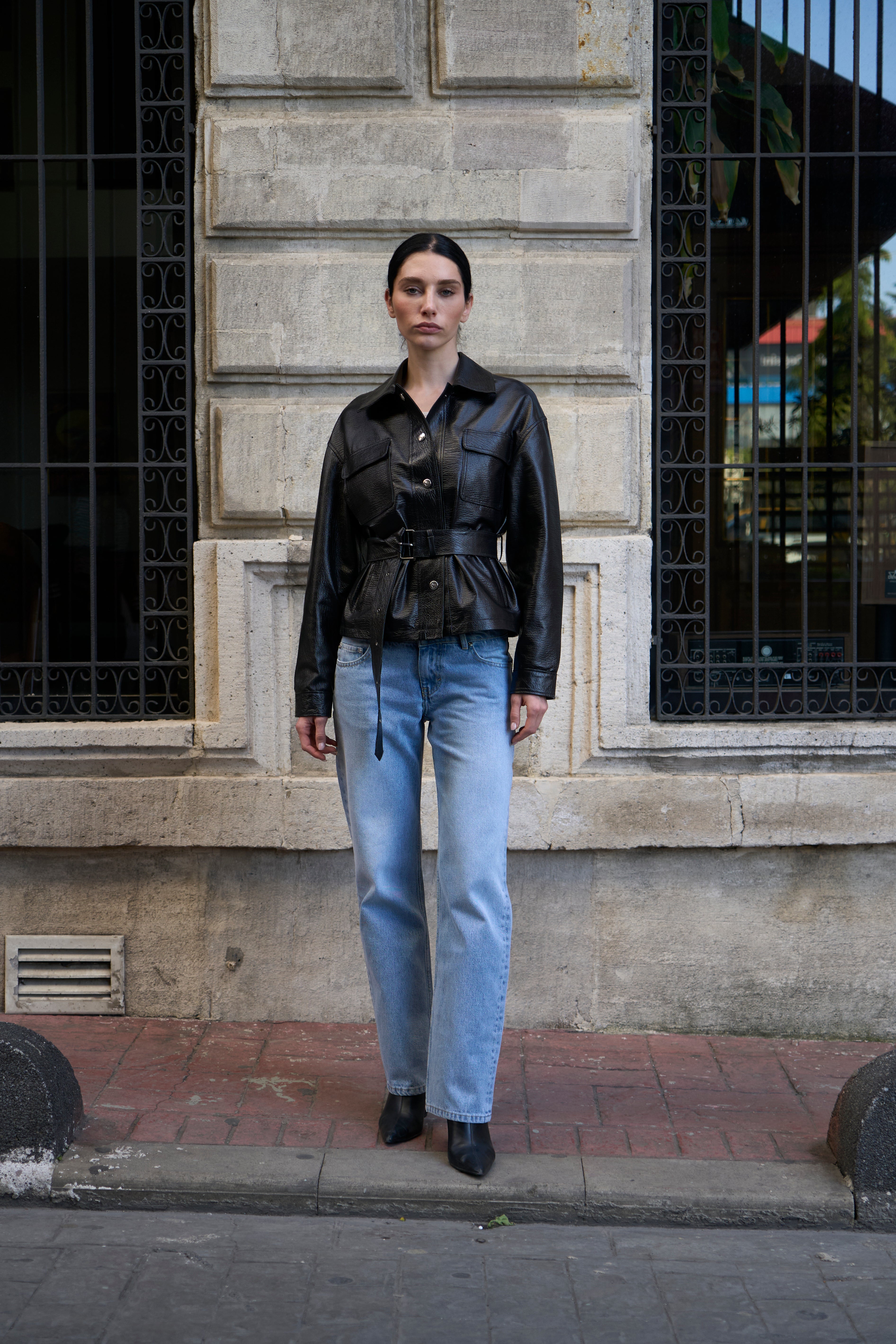 Leather Jacket Textured