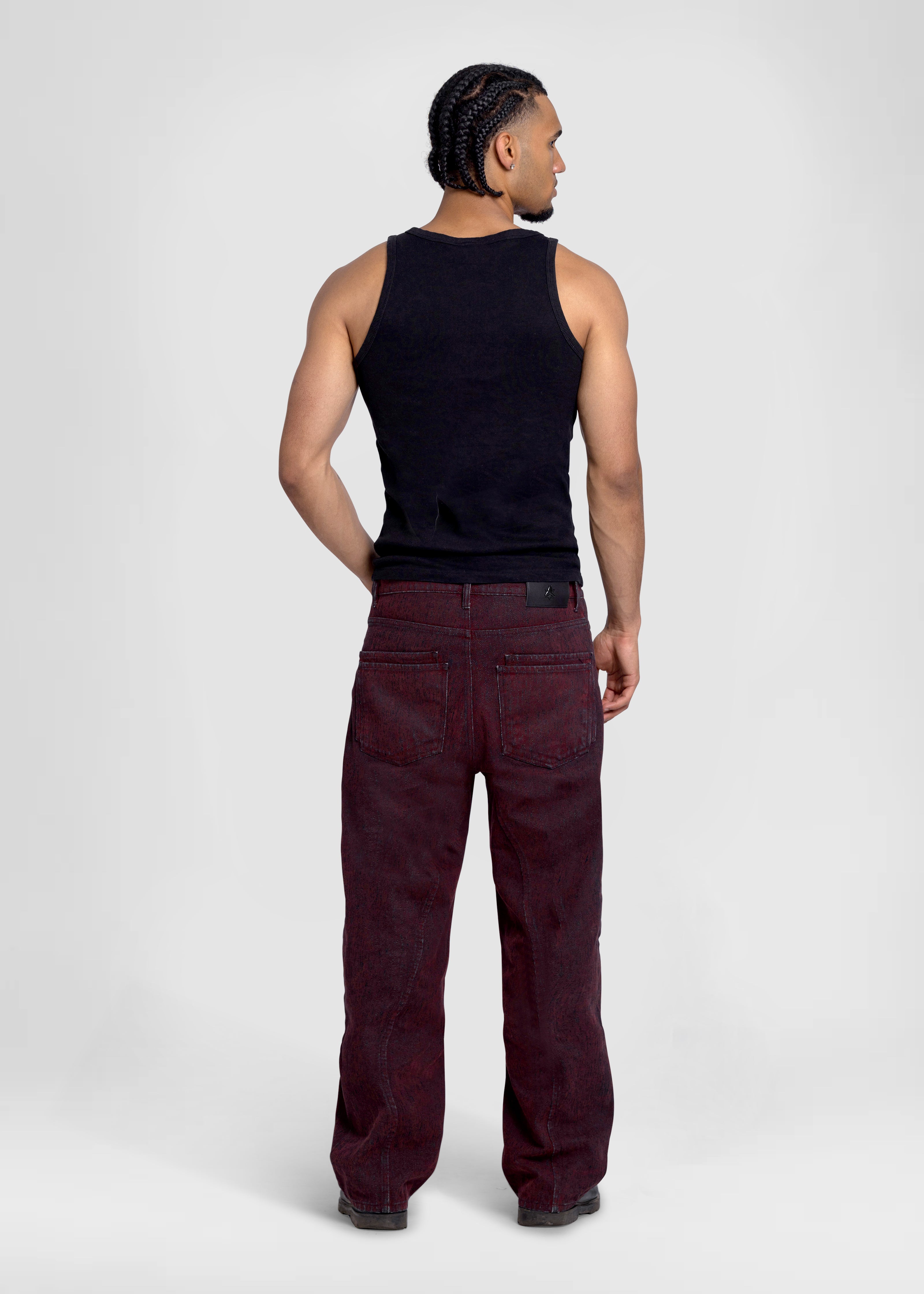 Mira (Pants, Burgundy)