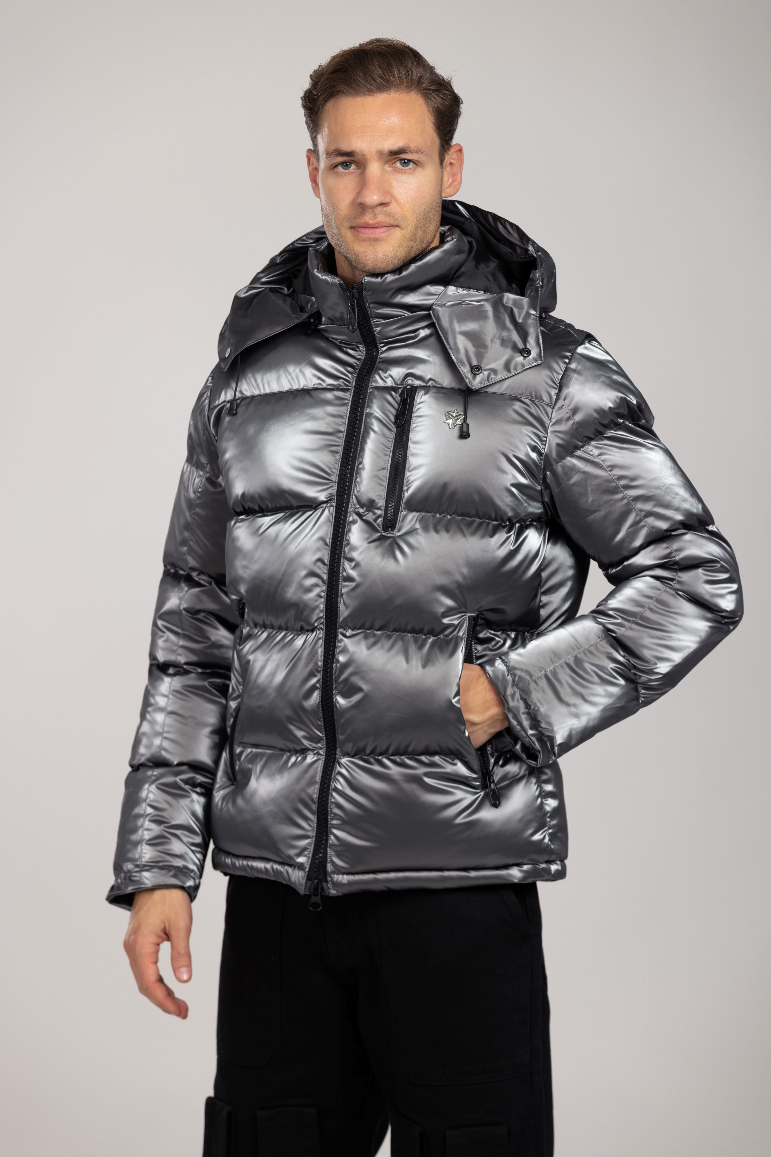 Nebula Puffer (Glossy Silver)
