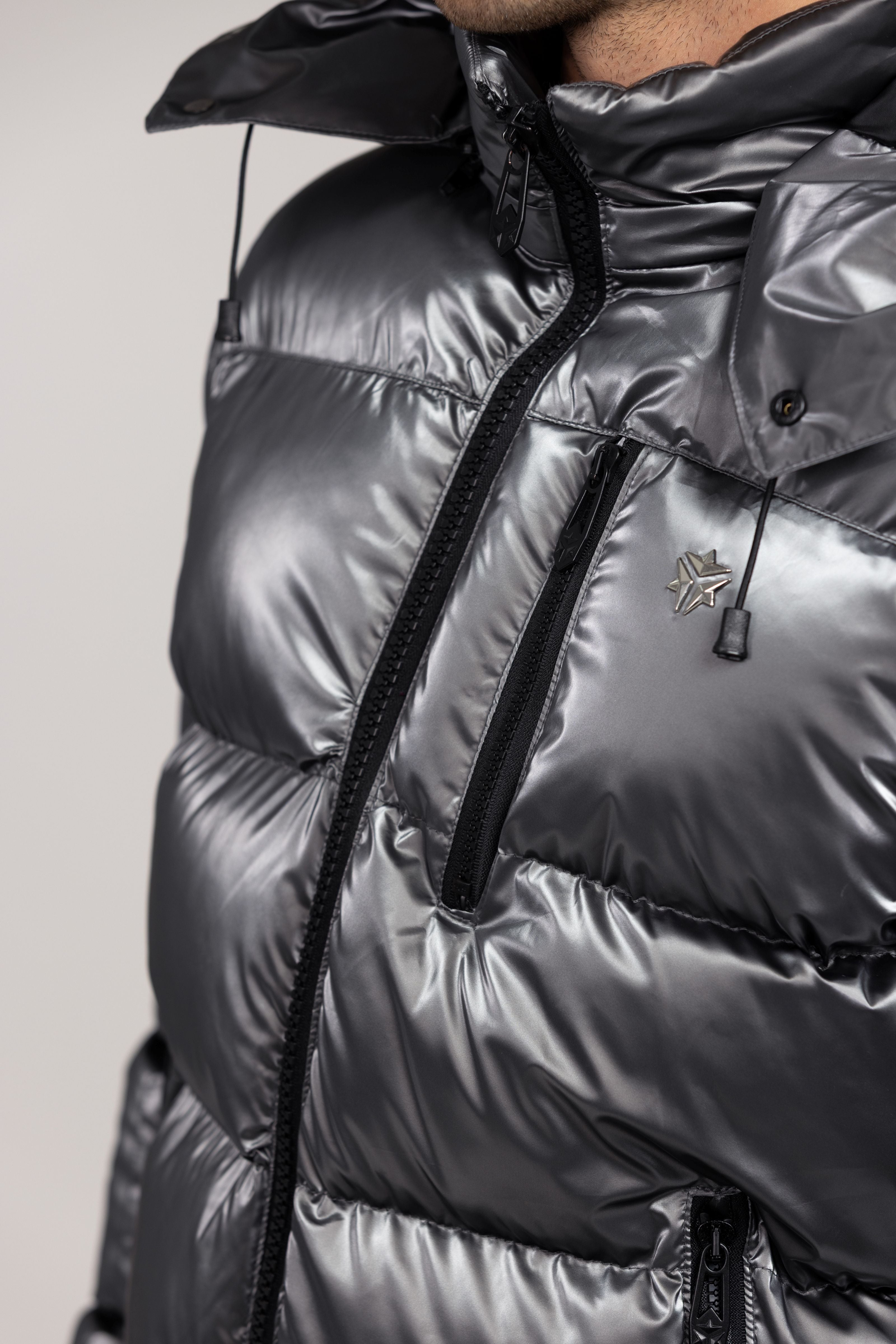 Nebula Puffer (Glossy Silver)