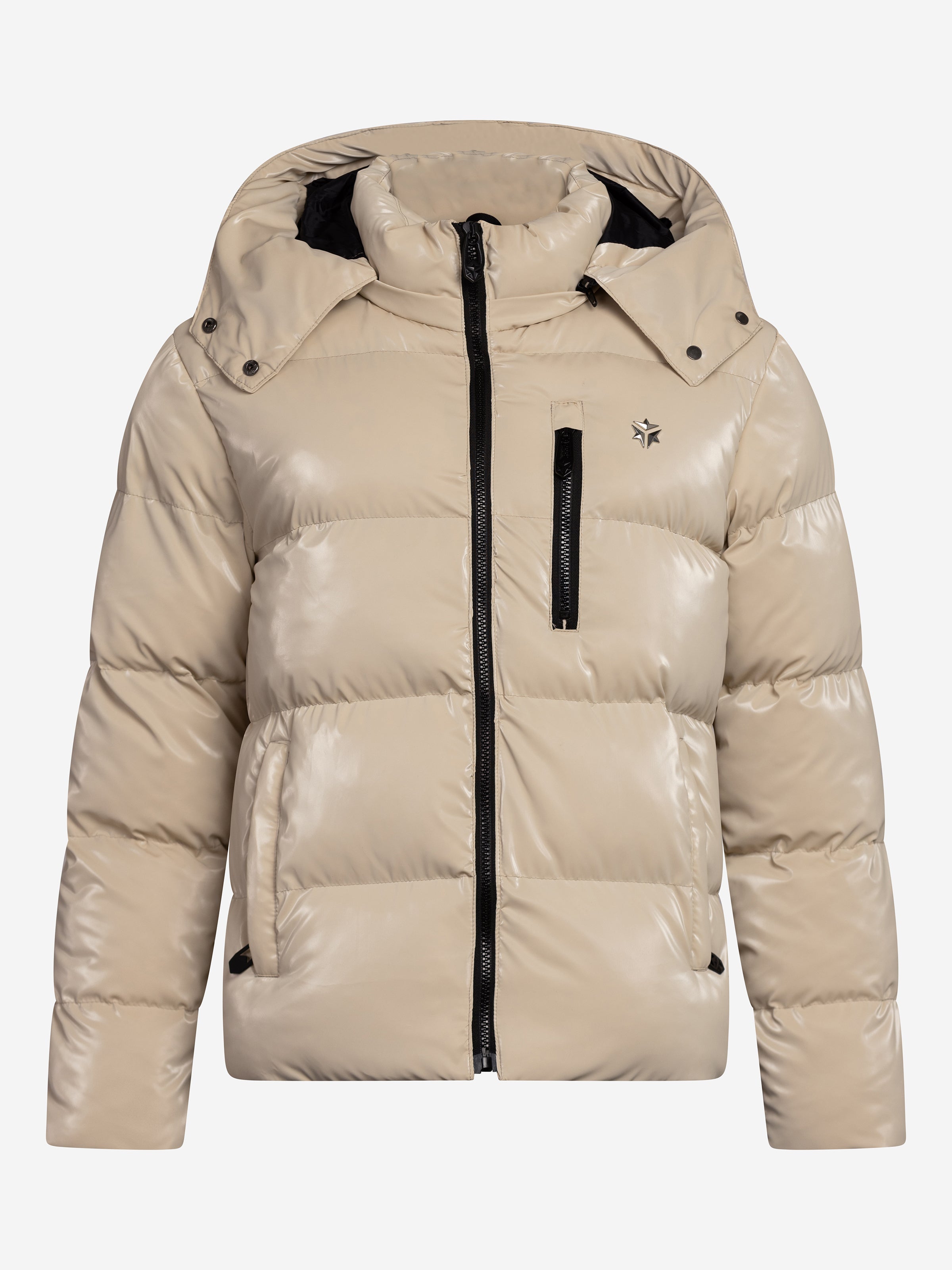 Nebula Puffer (Glossy Beige)