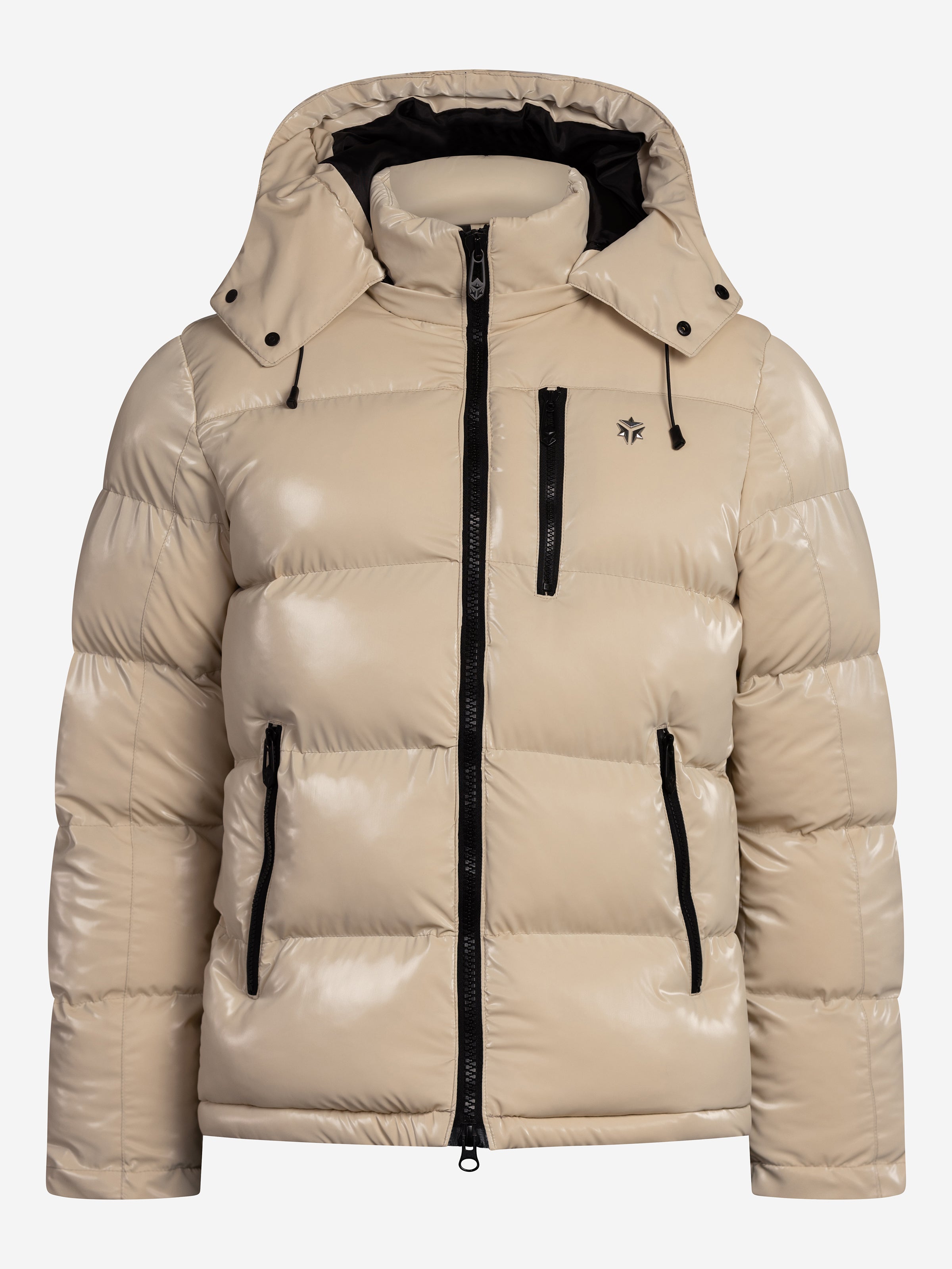 Nebula Puffer (Glossy Beige)