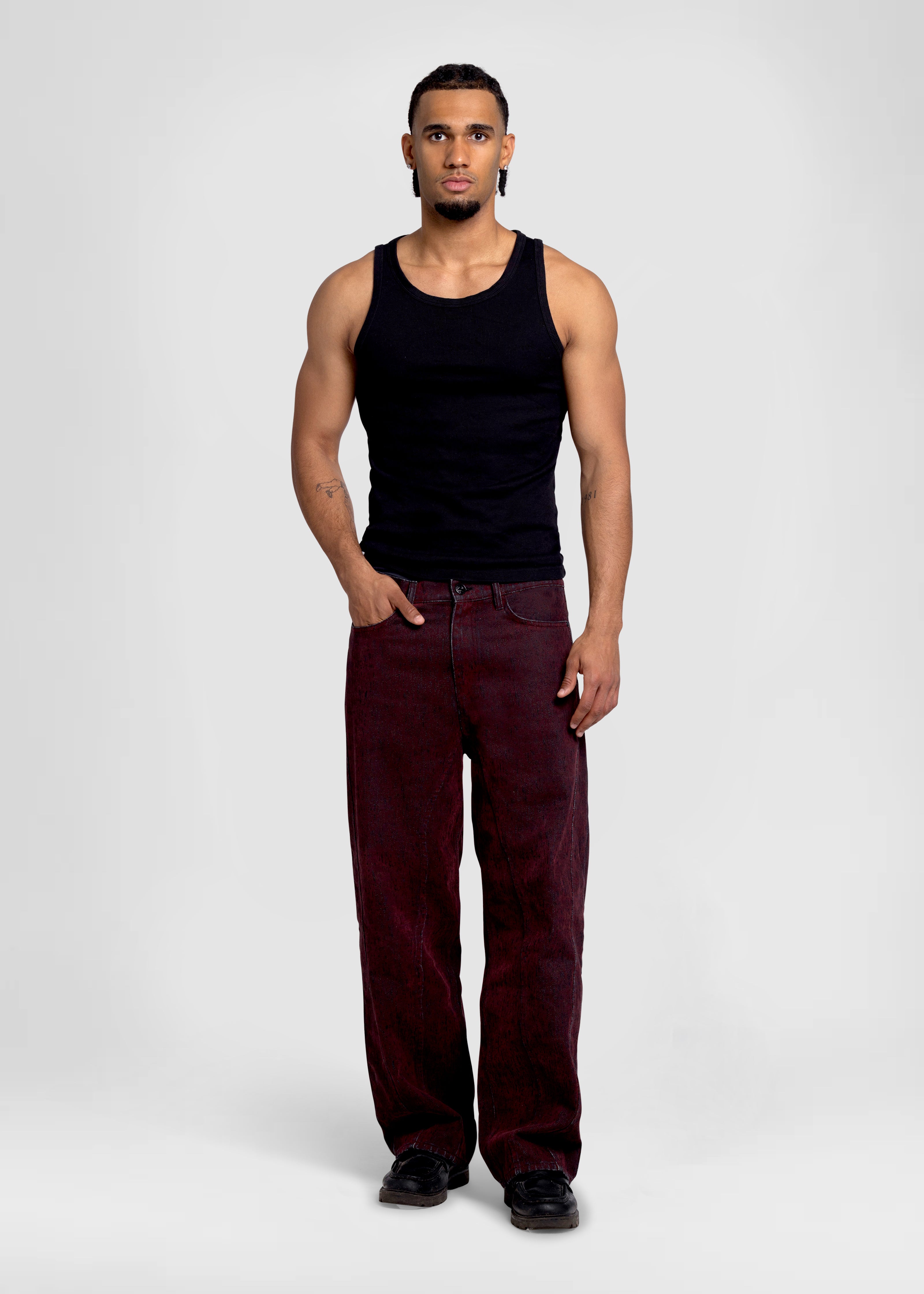 Mira (Pants, Burgundy)