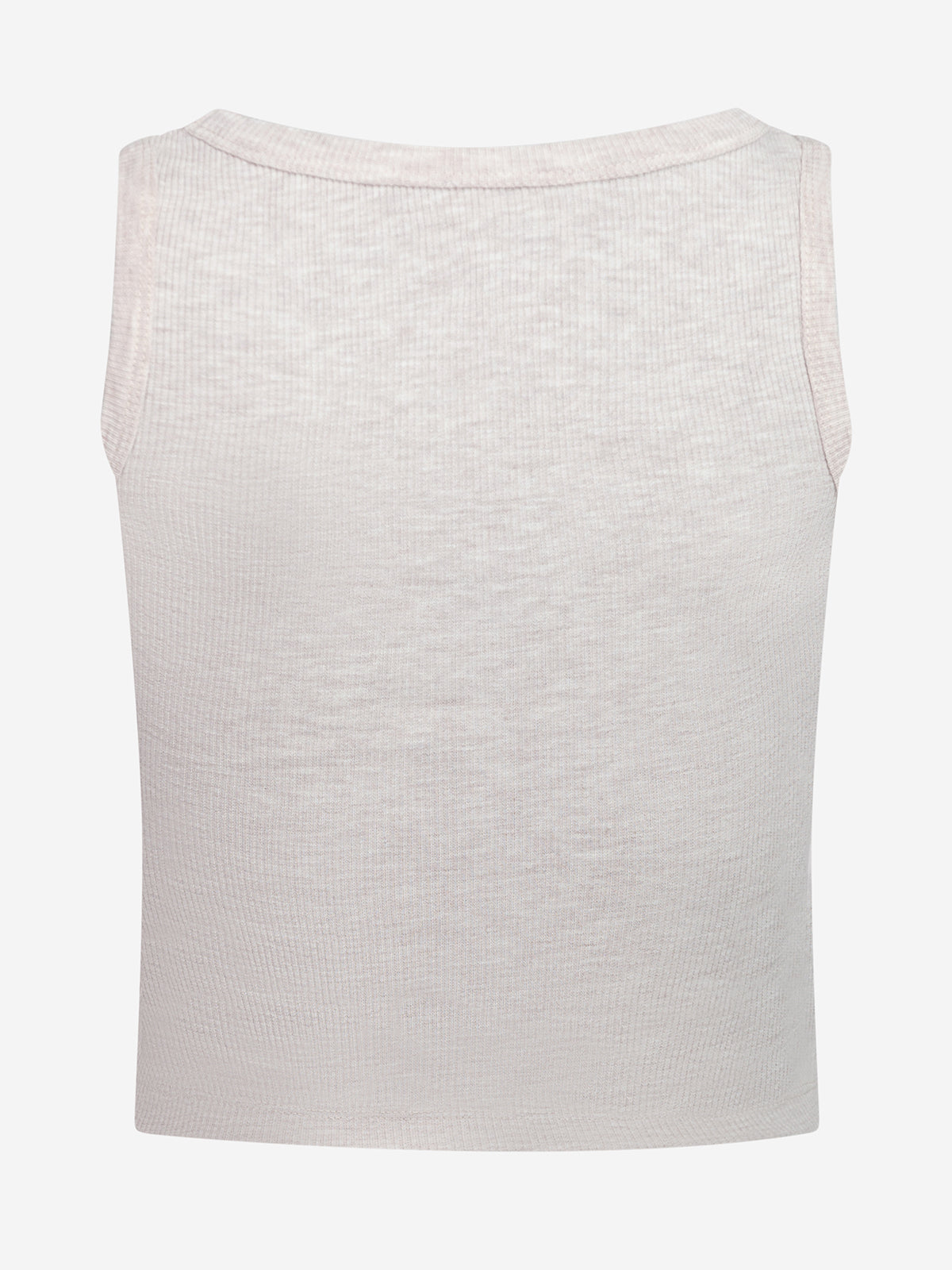 Cropped Tank Top (Beige)