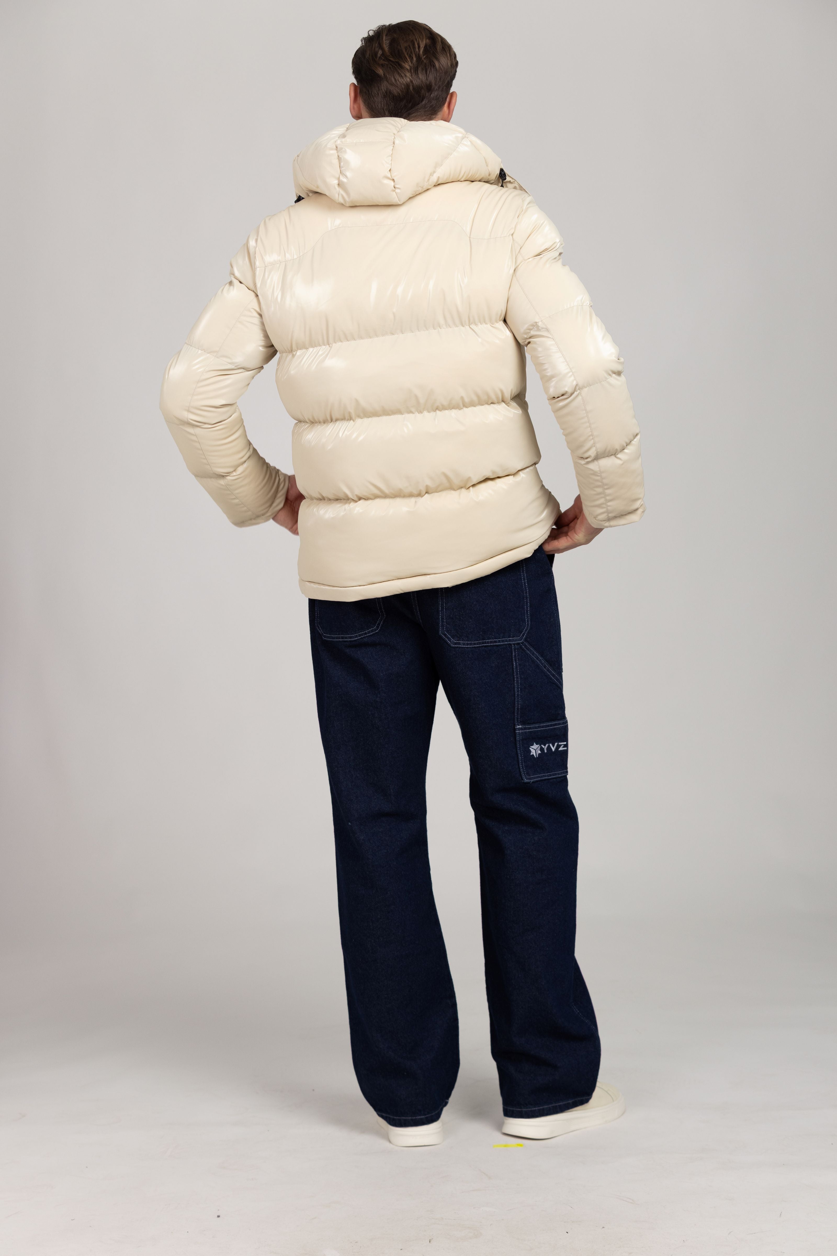 Nebula Puffer (Glossy Beige)