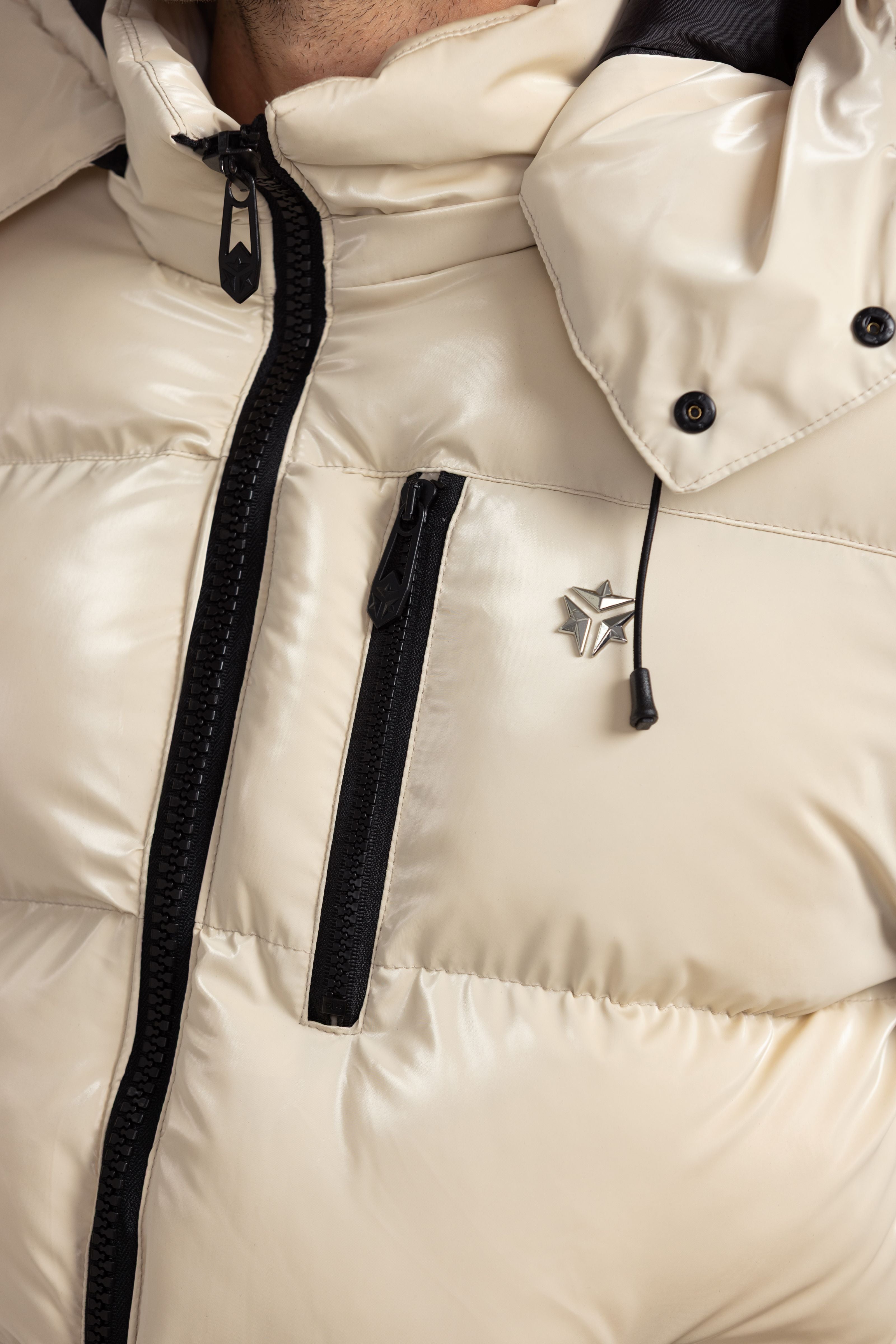 Nebula Puffer (Glossy Beige)