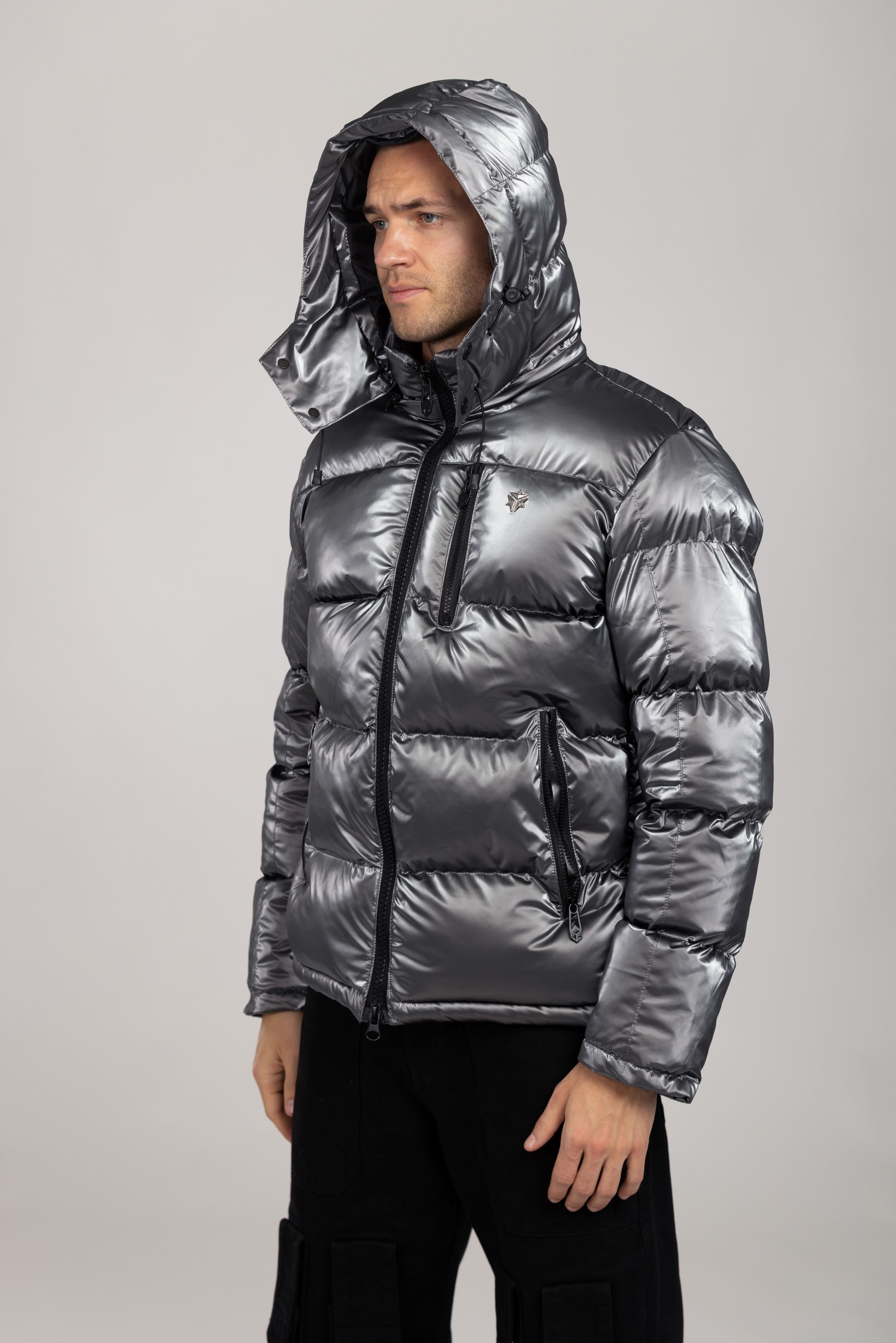 Nebula Puffer (Glossy Silver)