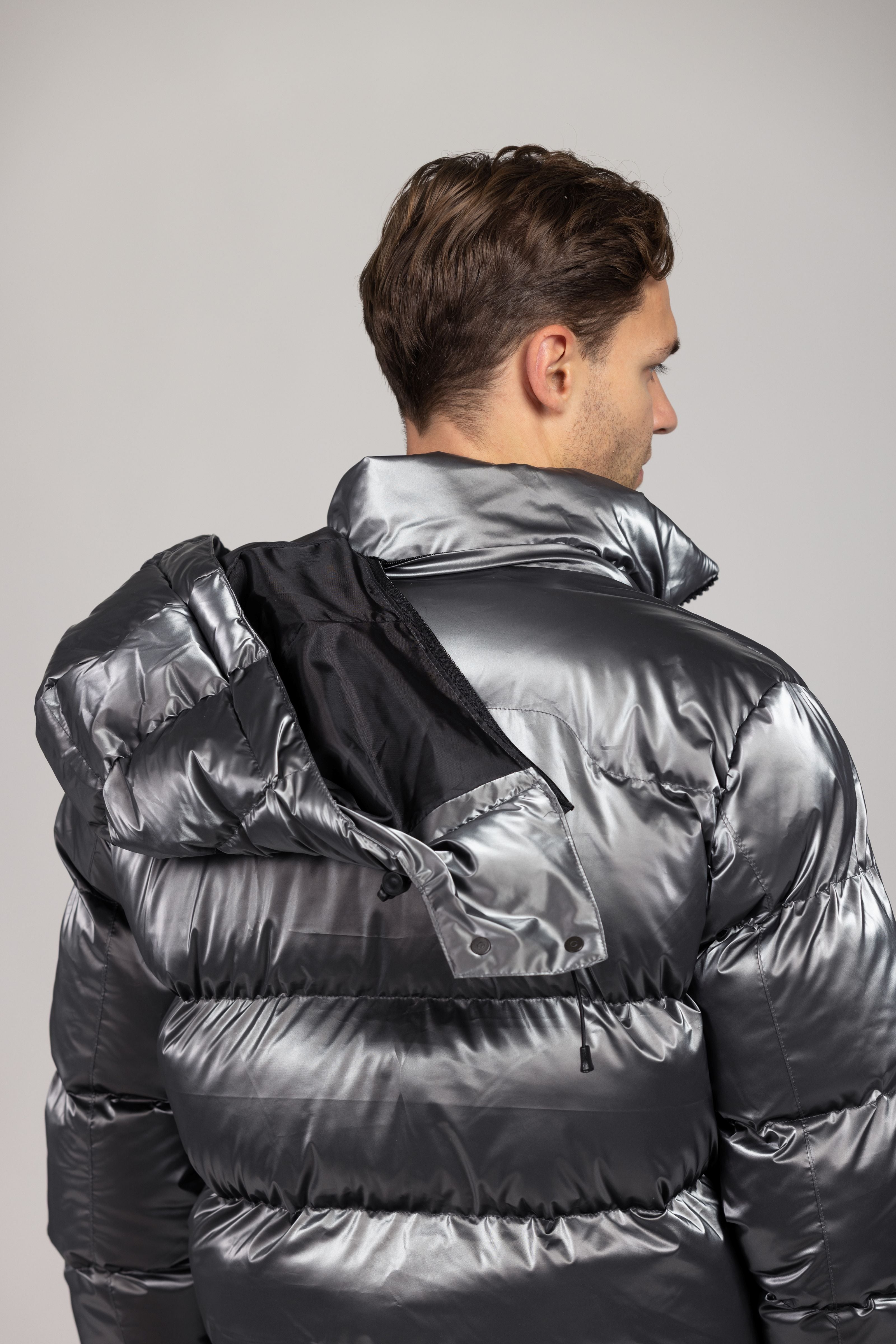 Nebula Puffer (Glossy Silver)